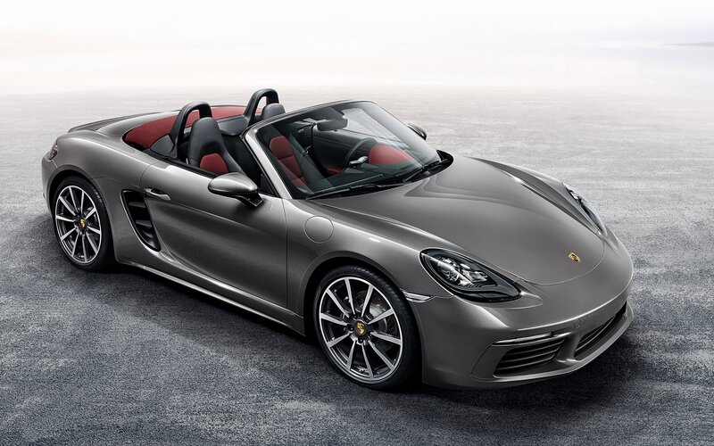 Gray Porsche Convertible — Serene