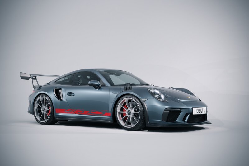 Gray Porsche Gt3 Rs