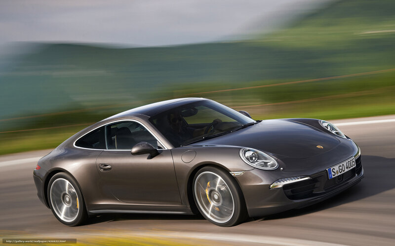 Gray Porsche Sports Car — Dynamic, Afternoon, Photograph