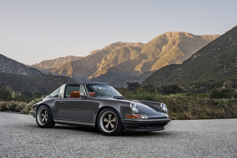 Gray Porsche Targa