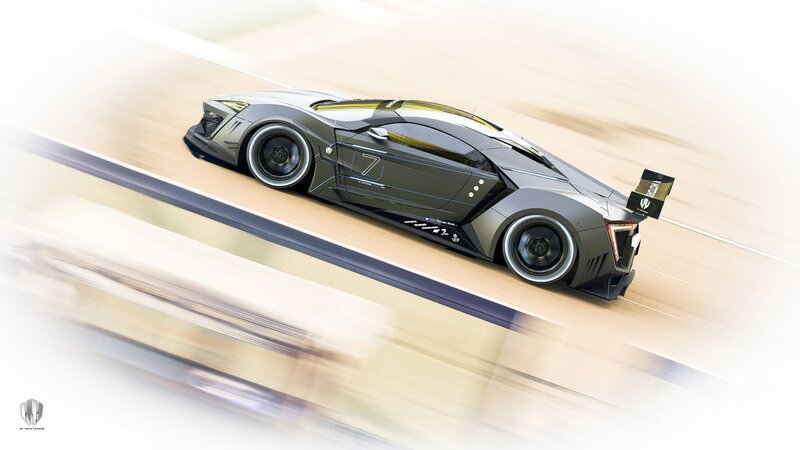 Gray Race Car — Dynamic, 3d Render