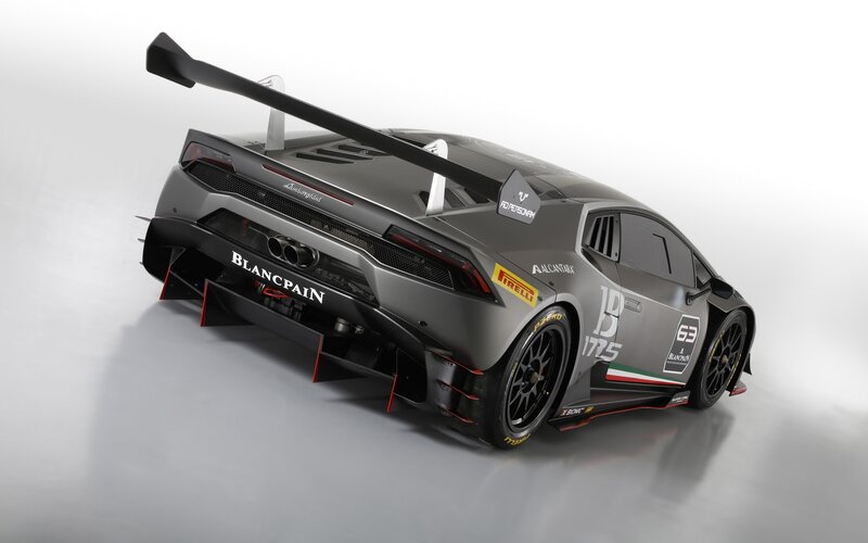 Gray Race Car — Neutral, Photograph, Rear Wing