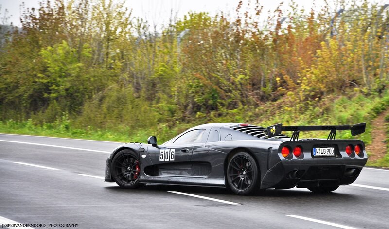 Gray Race Car on Road — Dynamic