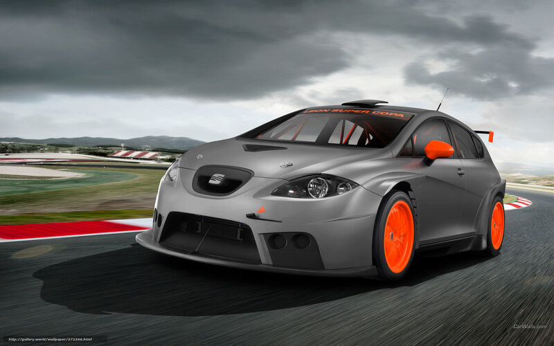 Gray Race Car on Track — Dramatic, Digital Art