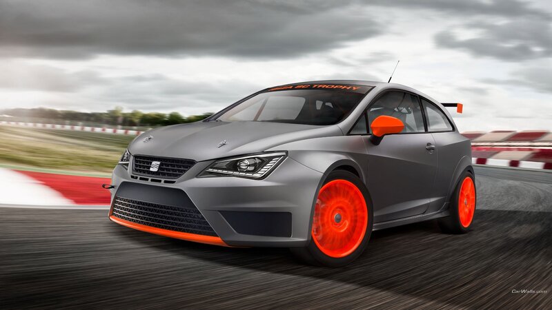 Gray Race Car on Track — Dynamic, 3d Render