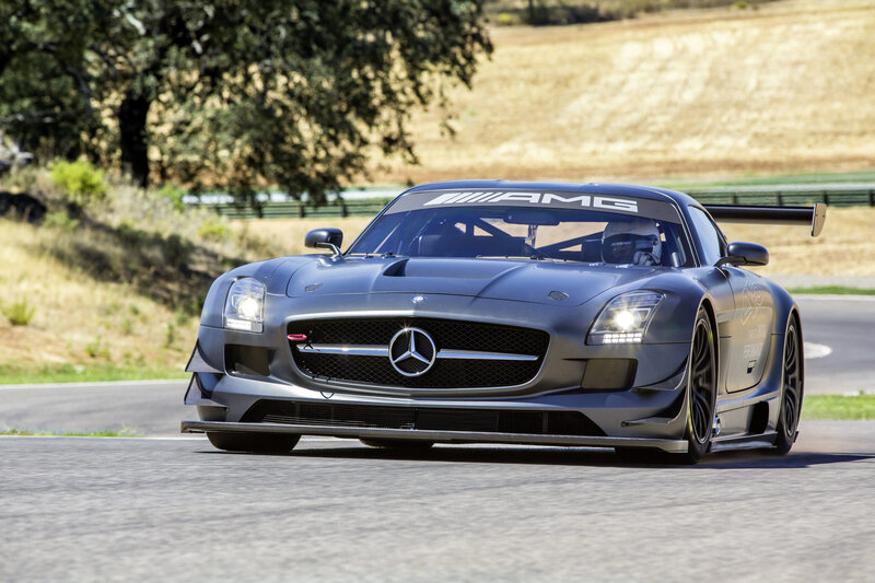 Gray Race Car on Track — Dynamic, Afternoon, Photograph