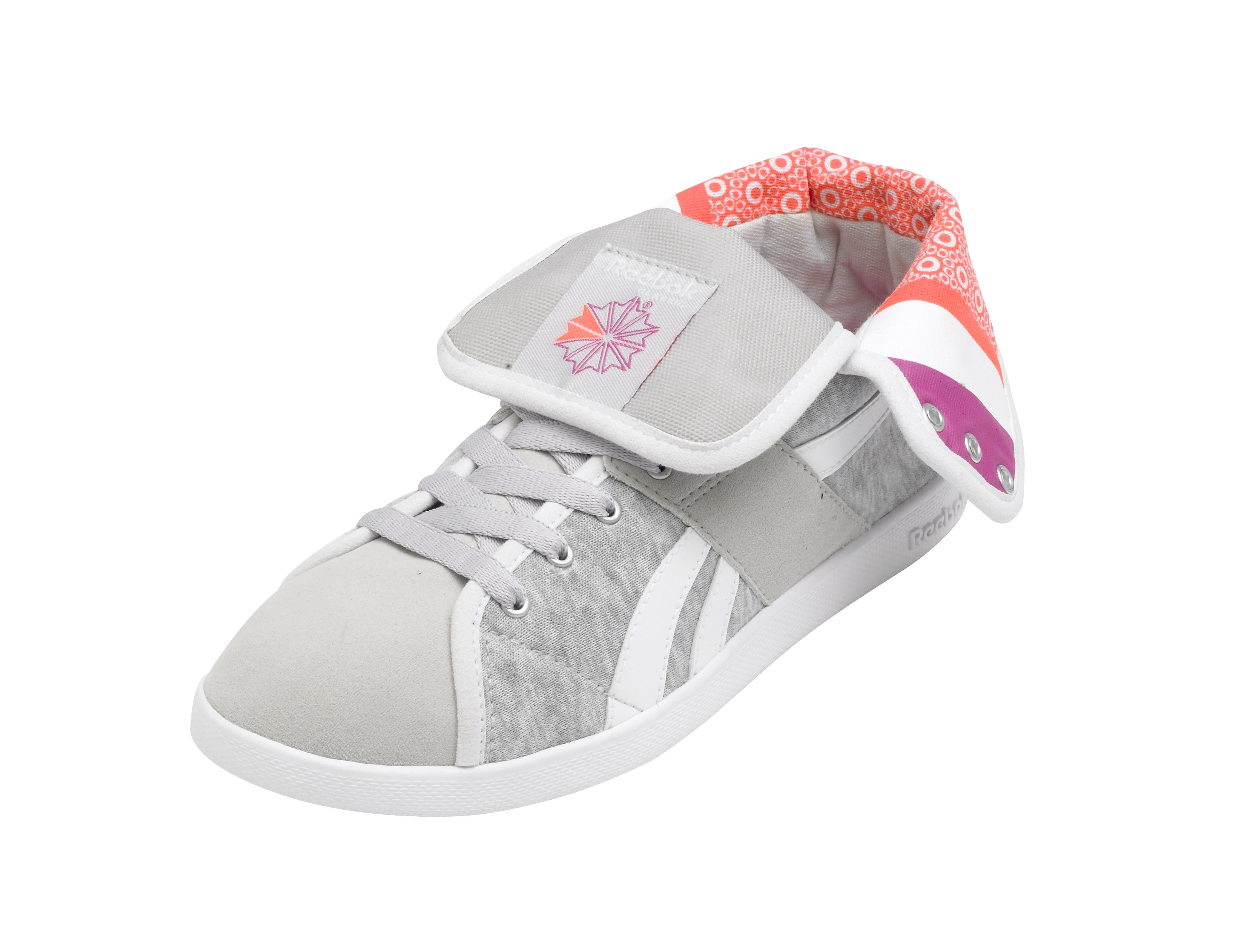 gray reebok sneaker