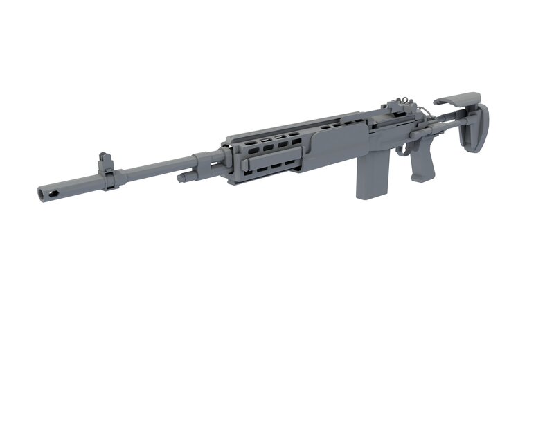 Gray Rifle Model — Neutral