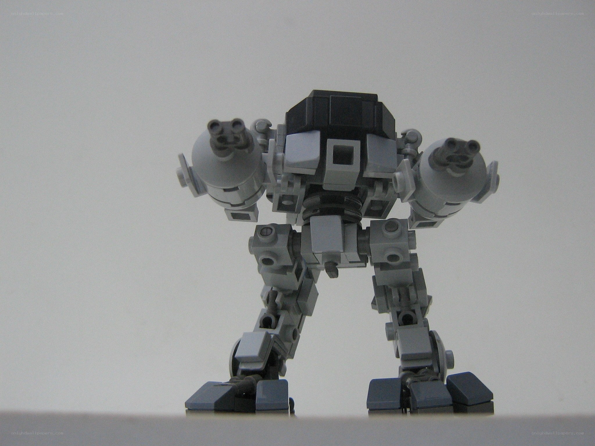 gray robot toy figure