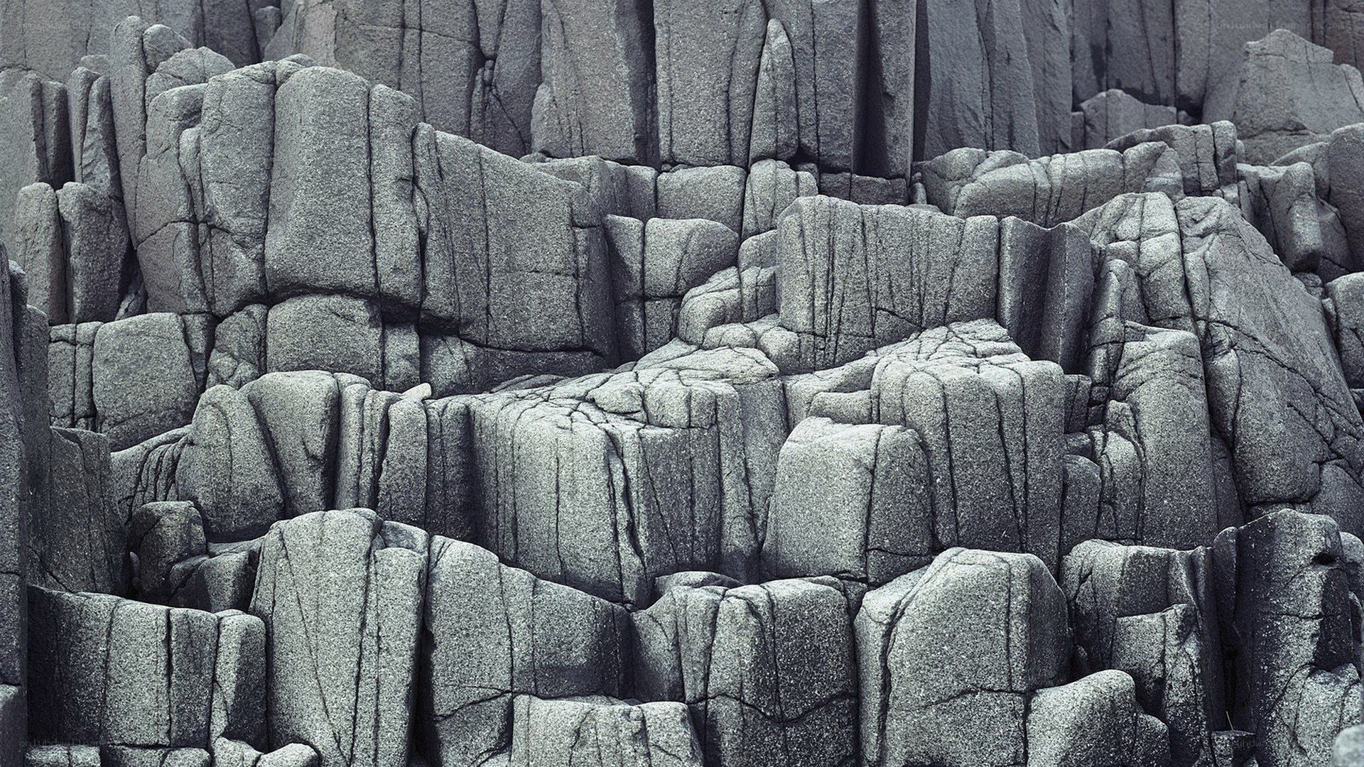 gray rock formations