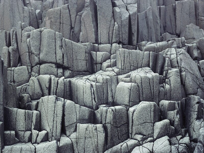Gray Rock Formations — Dramatic, Photograph, Rocks