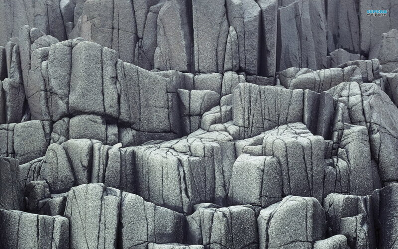 Gray Rock Formations — Dramatic