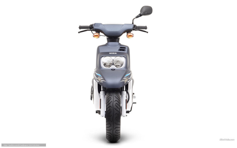 Gray Scooter — Neutral, Photograph, Headlight