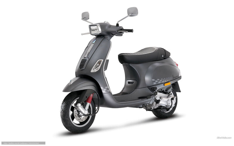 Gray Scooter — Neutral, Photograph, Seat, Mirrors