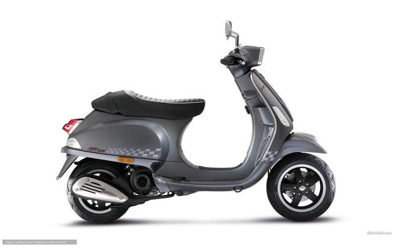 Gray Scooter — Neutral, Photograph, Seat, Wheel