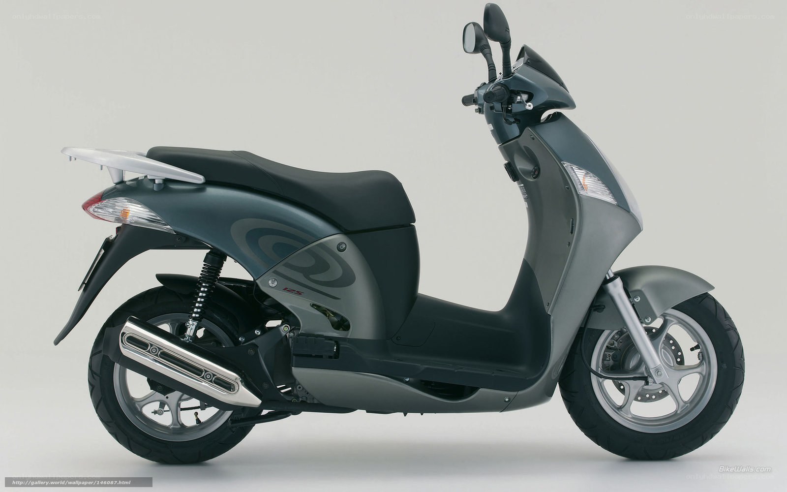 gray scooter side profile