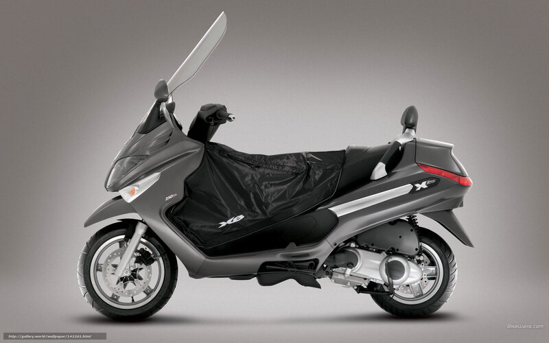 Gray Scooter with Cover