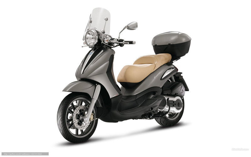 Gray scooter with storage