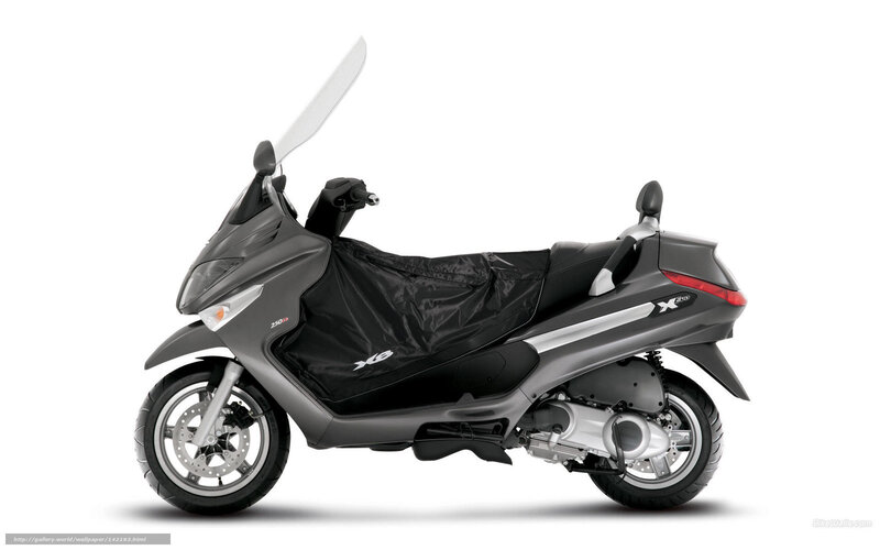 Gray scooter with windscreen