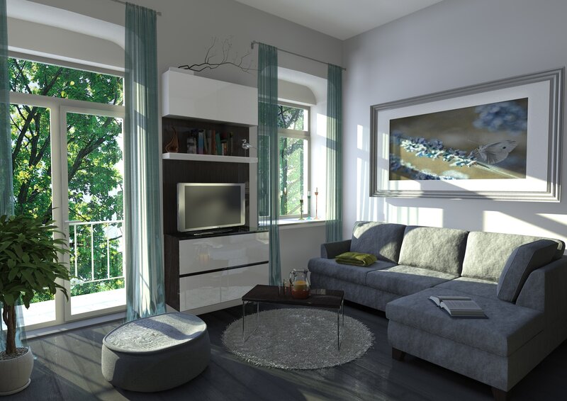 Gray Sectional Sofa — Serene