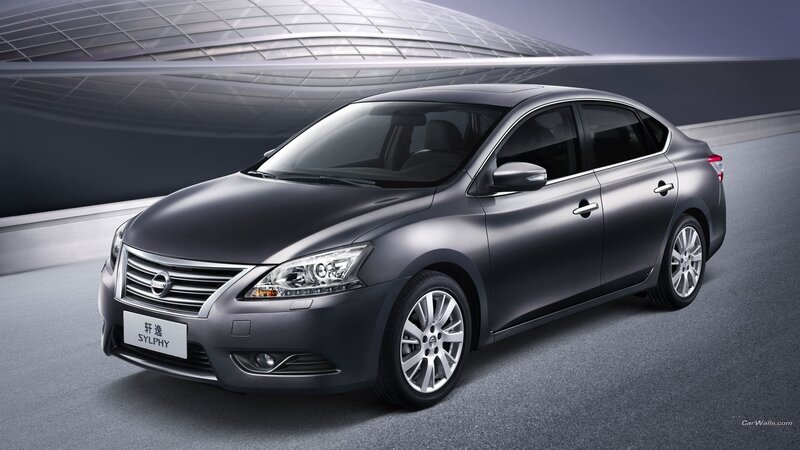 Gray Sedan Car — Dramatic, Photograph, Building, Road