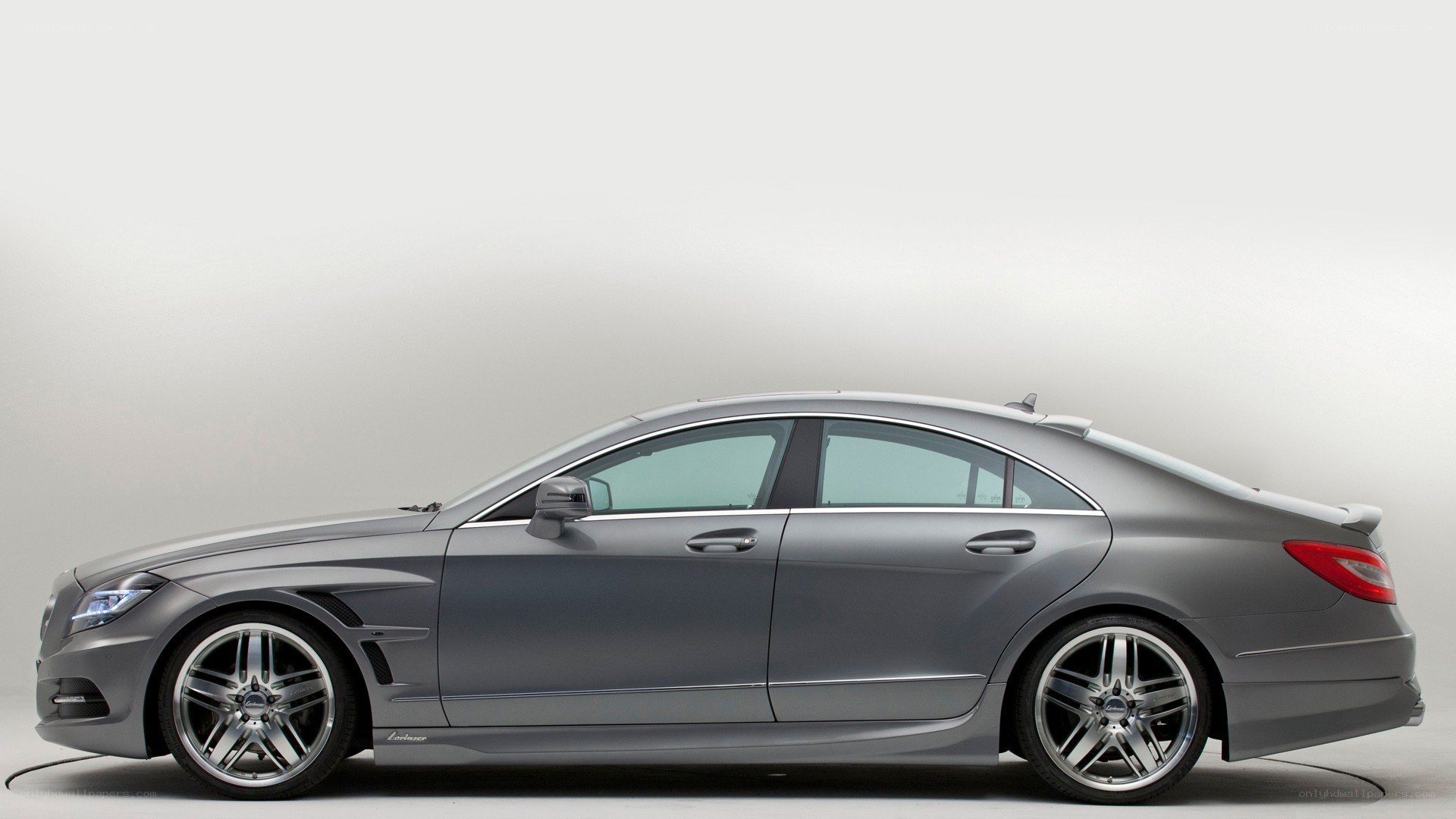 gray sedan car side view