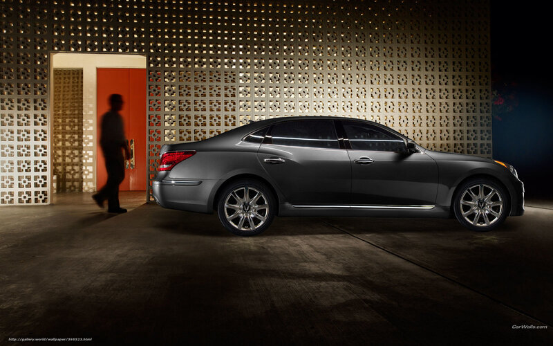 Gray sedan in modern setting