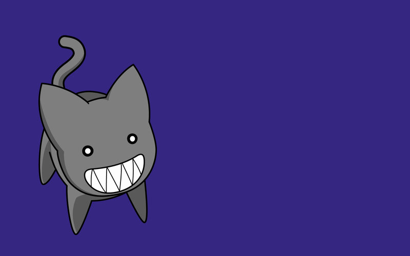 Gray Shark-cat Hybrid