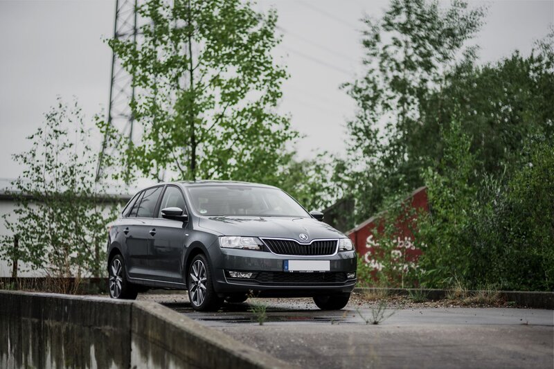 Gray Skoda Octavia