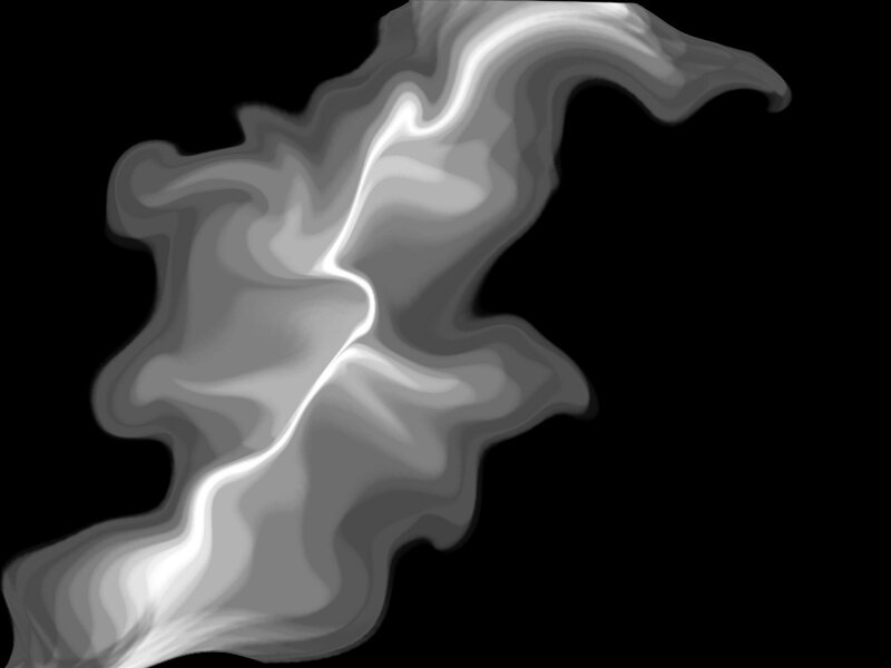 Gray Smoke Plume