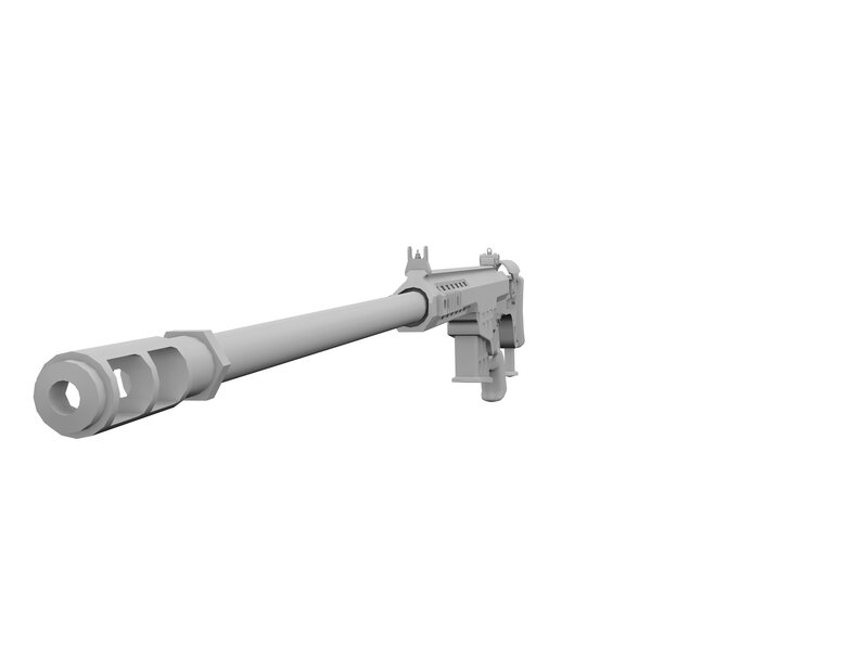 Gray Sniper Rifle