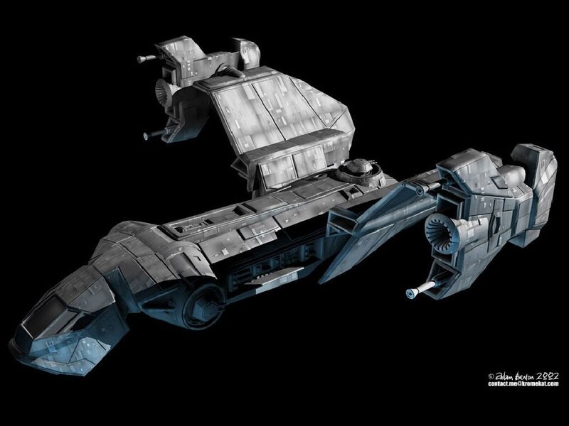 Gray Spaceship Model