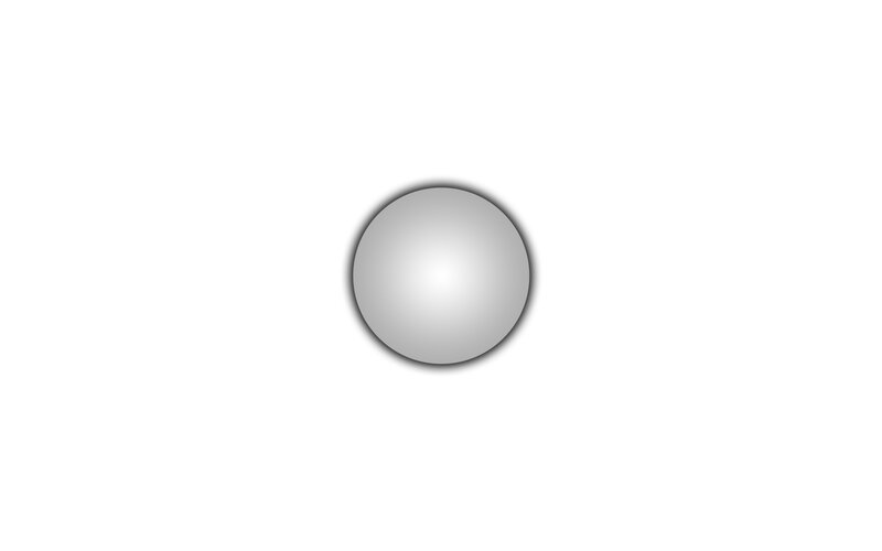 gray sphere on white background