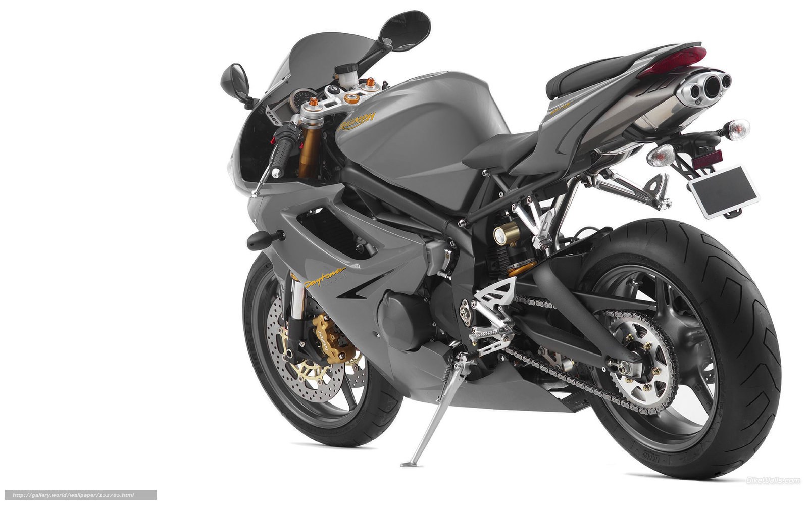 gray sport motorcycle