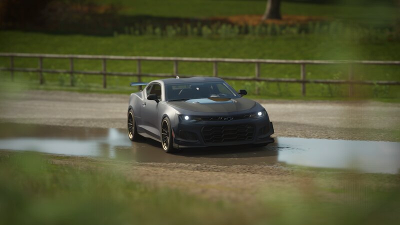 Gray Sports Car — Calm, Afternoon, 3d Render