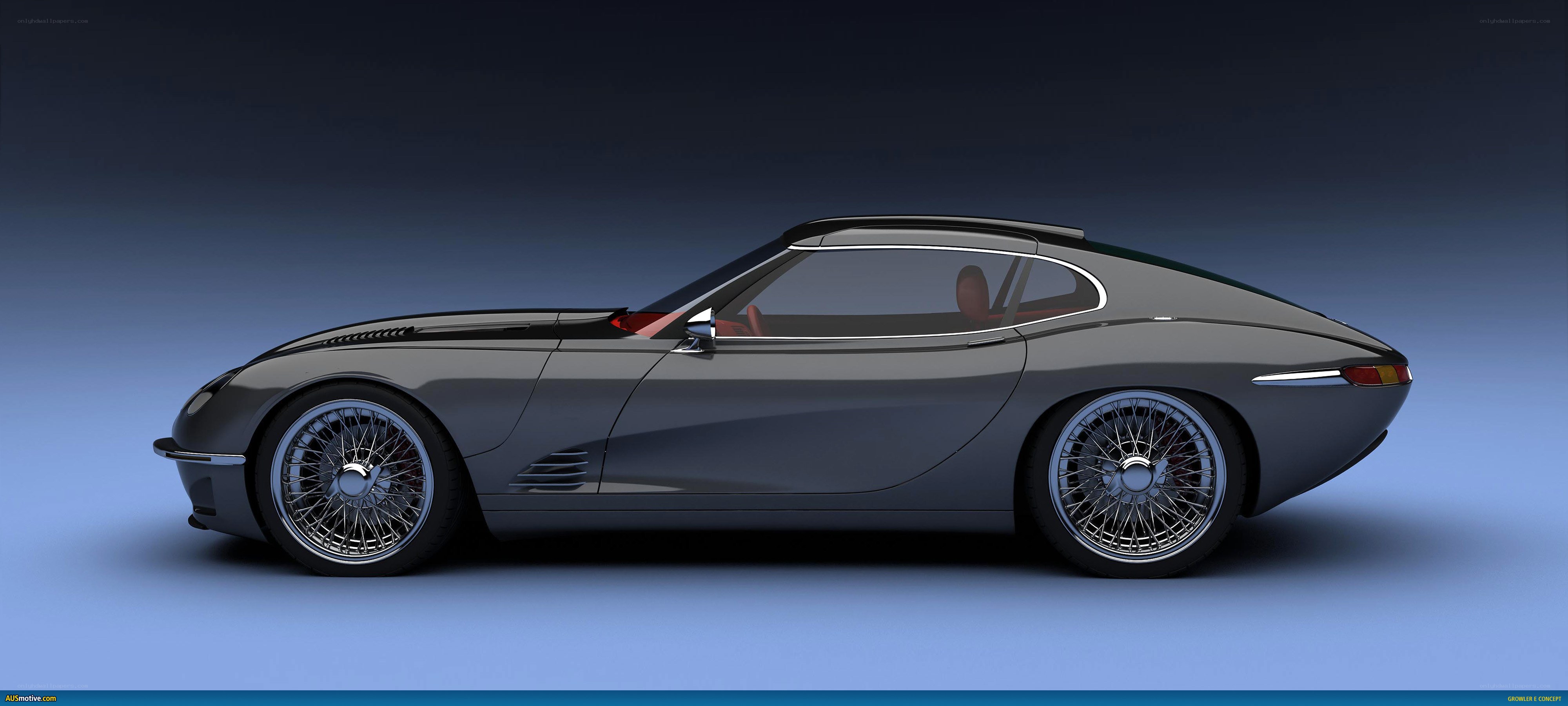gray sports car concept