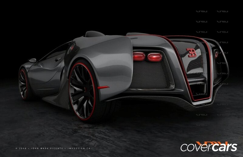 Gray Sports Car — Dramatic, 3d Render