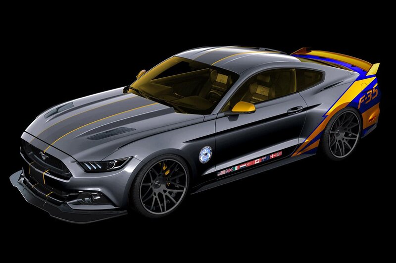 Gray Sports Car — Dramatic, 3d Render, Yellow Stripes
