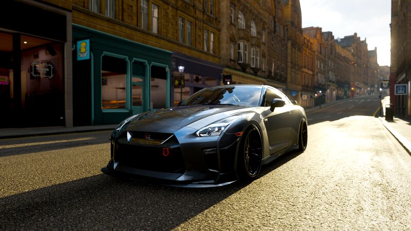 Gray Sports Car — Dramatic, Afternoon, 3d Render