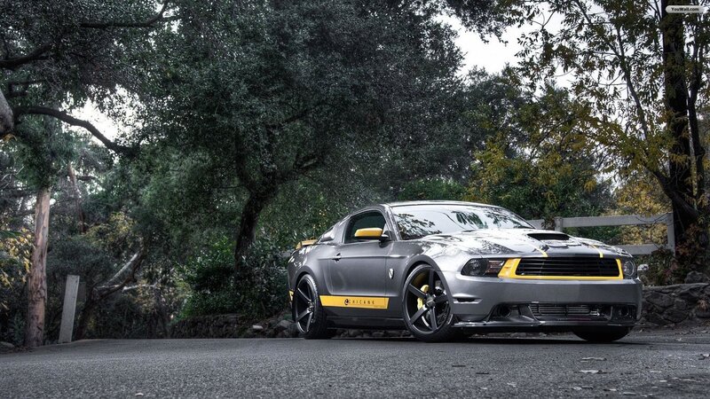 Gray Sports Car — Dramatic, Afternoon, Photograph, Trees