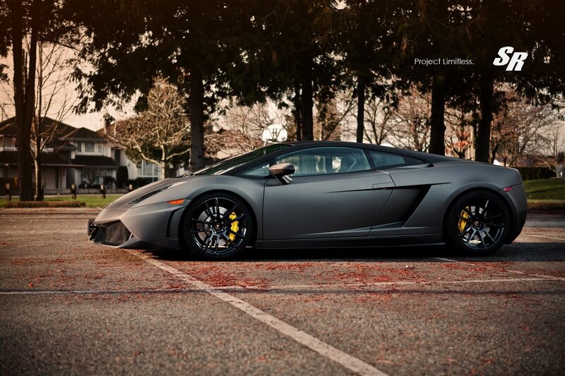 Gray Sports Car — Dramatic, Autumn, Photograph