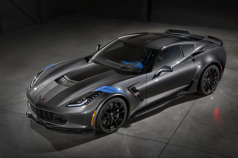 Gray Sports Car — Dramatic, Photograph, Blue Accents