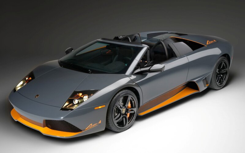 Gray Sports Car — Dramatic, Photograph, Convertible, Orange Accents