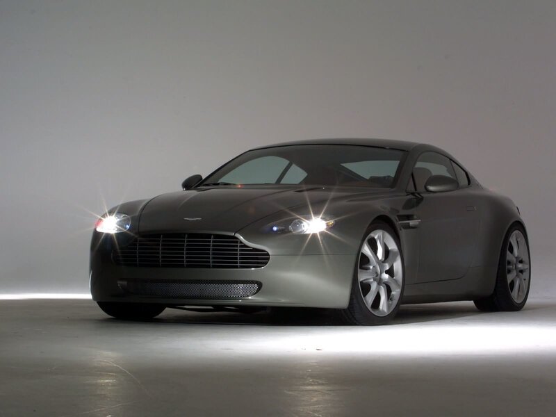 Gray Sports Car — Dramatic, Photograph, Headlights, Wheels, Grille