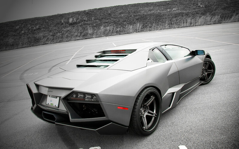 Gray Sports Car — Dramatic