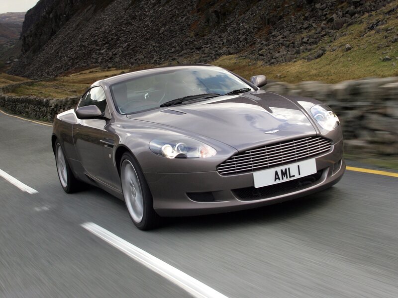 Gray Sports Car — Dynamic, Afternoon, Photograph, Road, Stone Wall