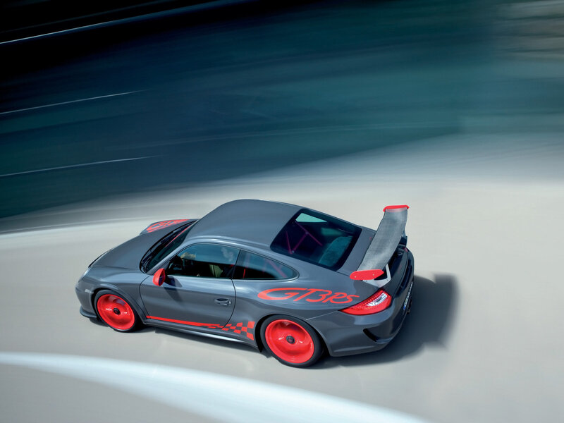 Gray Sports Car — Dynamic, Photograph, Red Wheels