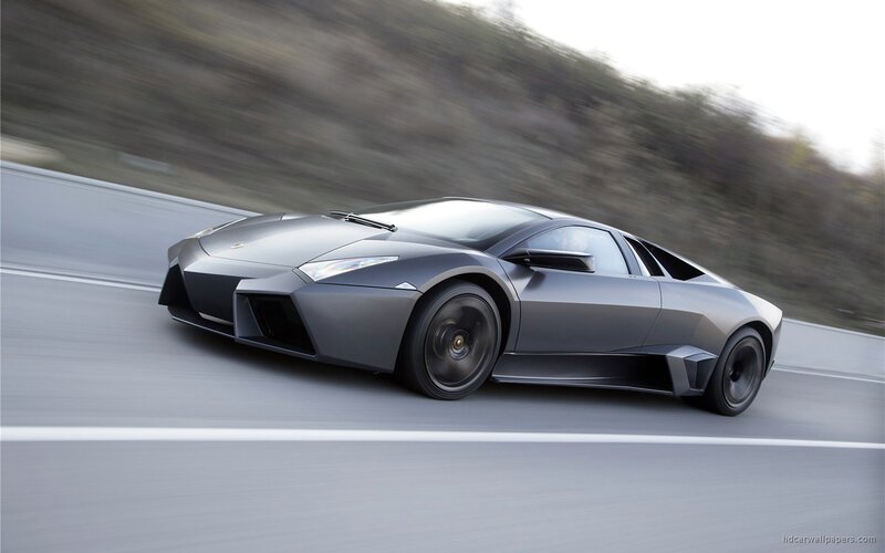 Gray Sports Car — Dynamic, Photograph, Road, Hillside