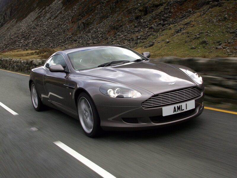 Gray Sports Car — Dynamic, Photograph, Road