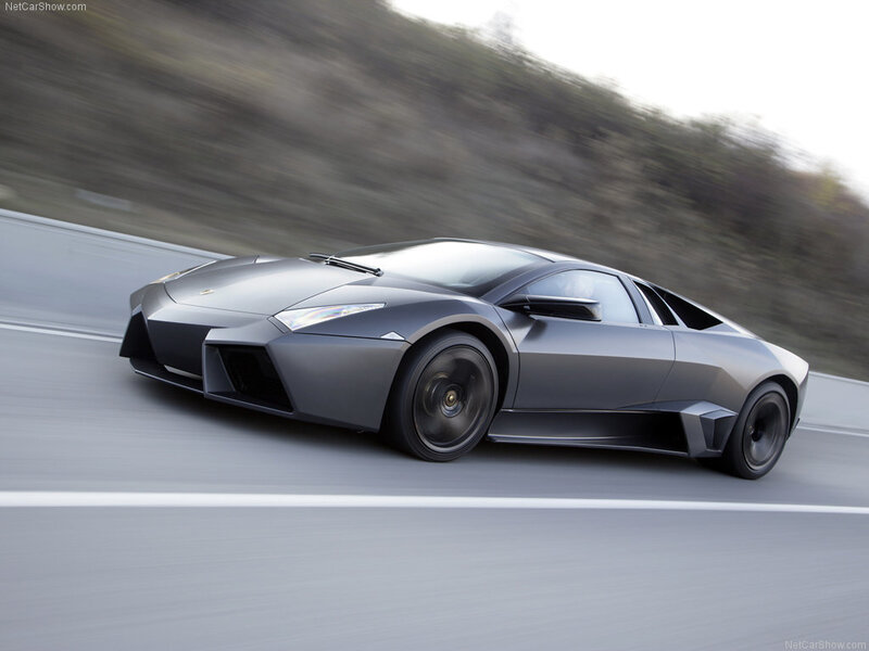 Gray Sports Car — Dynamic, Road